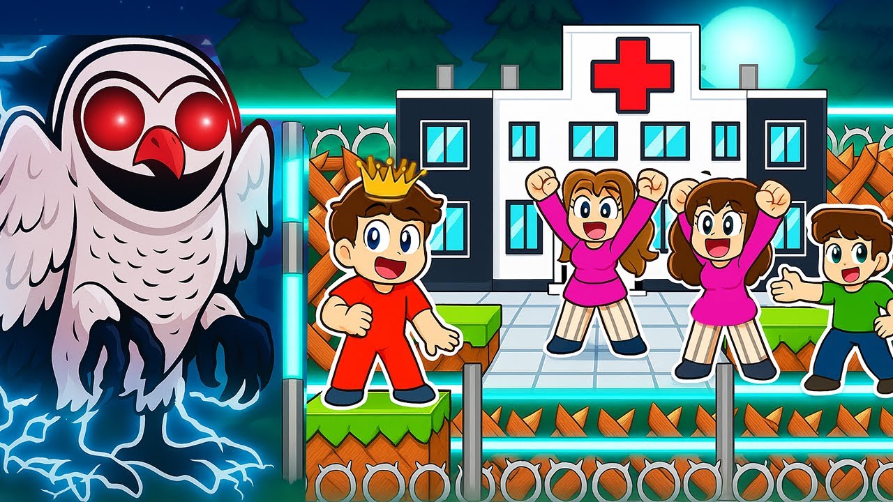 Wir haben in 99 Nächten ein funktionierendes Krankenhaus im Wald gebaut! (Roblox)