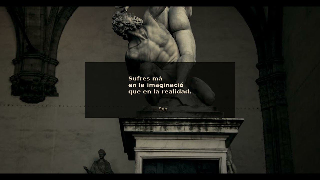 Sufres más en la imaginación que en la realidad. - Séneca | Disciplina Estoica