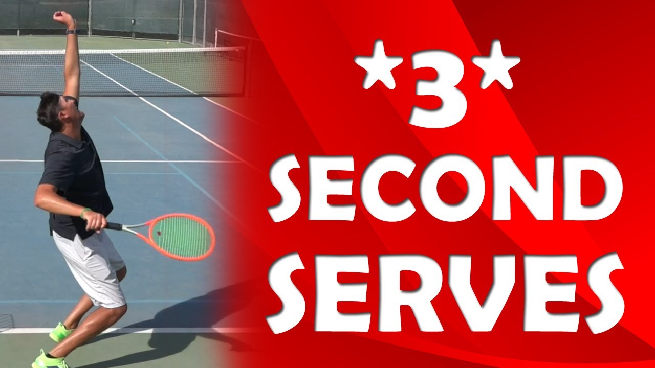 3 Types Of Second Serves | SECOND SERVES