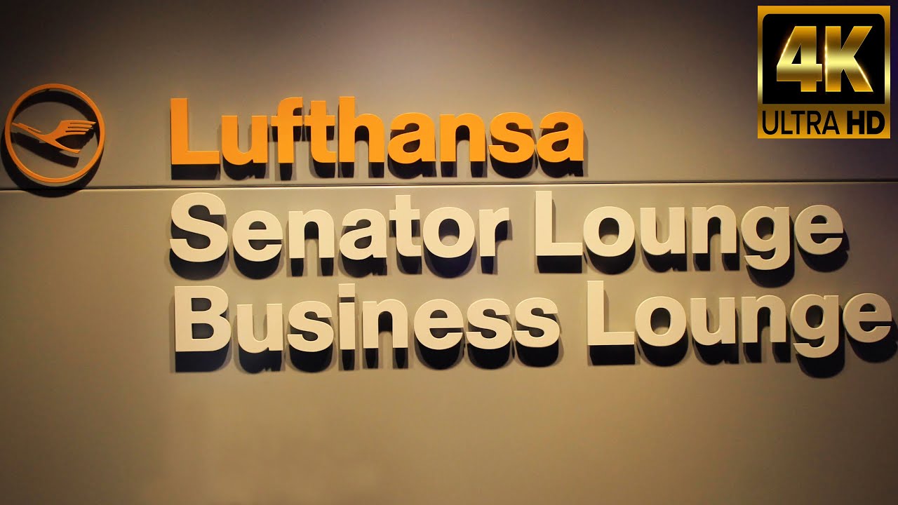 BUSINESS LOUNGE - Frankfurt Airport 🇩🇪 (4K)