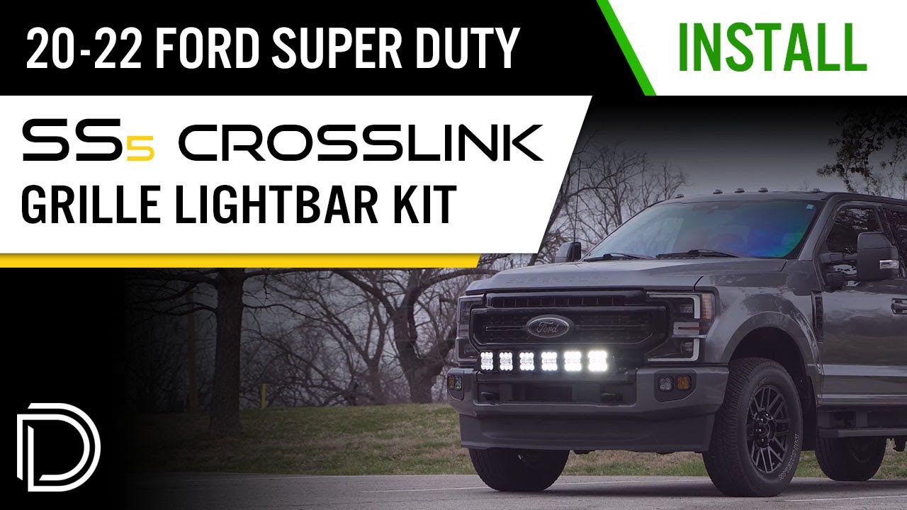 Grille LED Lightbar for 2020-2022 Super Duty! Crosslink SS5 from Diode Dynamics