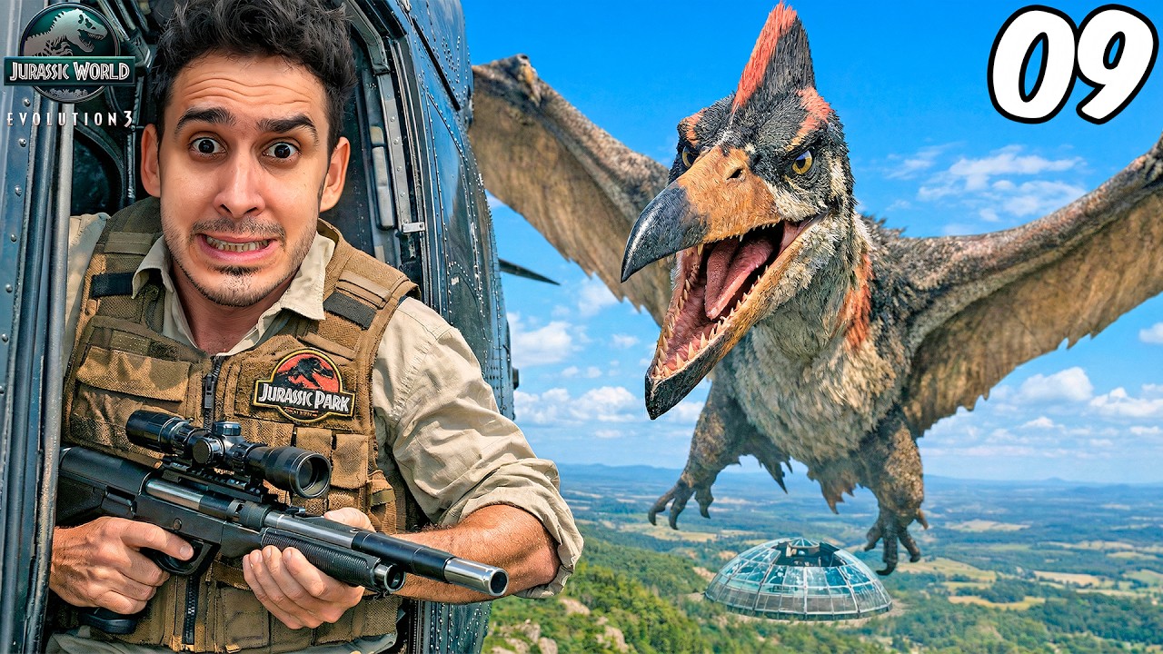 Se Escapa el Dinosaurio Volador y No lo Puedo Capturar 🚨🦖🦅 Jurassic World Evolution 3