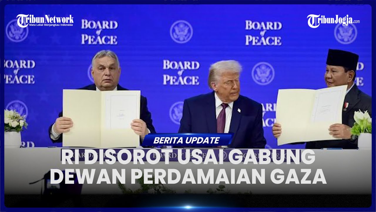 MEDIA ASING SOROTI KEPUTUSAN INDONESIA GABUNG DEWAN PERDAMAIAN GAZA, PERINGATKAN RISIKO DAN MORAL