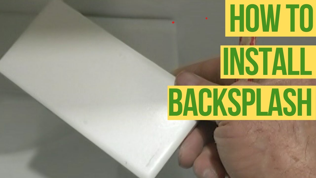 How TO Install Backsplash IN FEW MINUTES