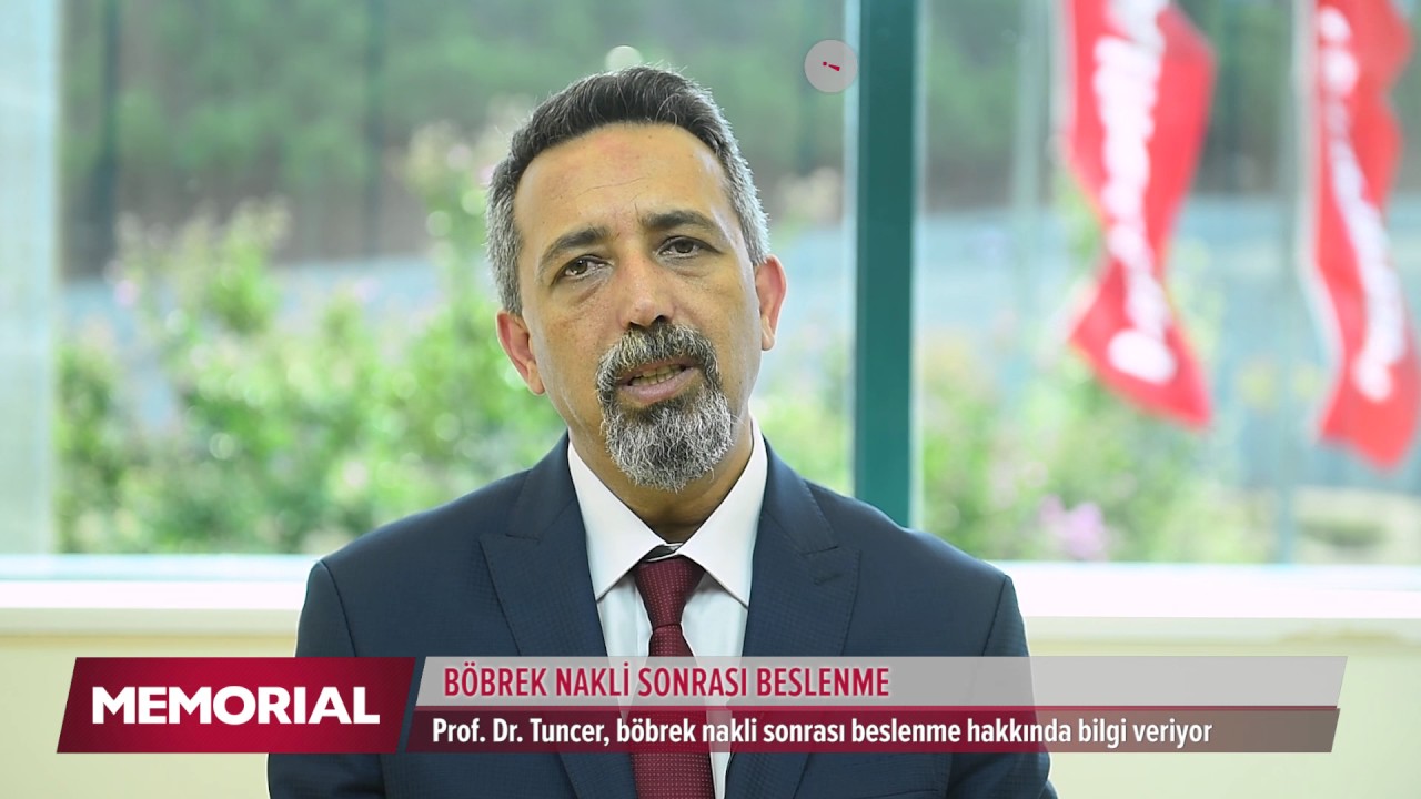 PROF  DR  MURAT TUNCER BÖBREK NAKLİ SONRASI BESLENME NASIL OLMALIDIR