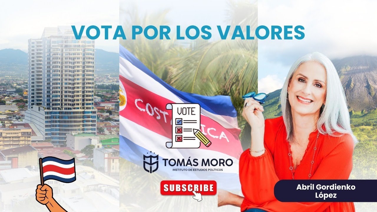 Vota por lo valores: Candidata Abril Gordienko López PUSC