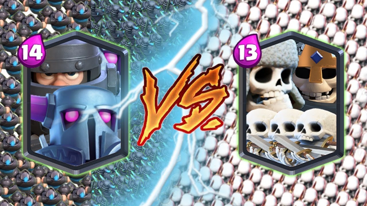 MEGA KNIGHT + PEKKA 🆚 SKELETONS TEAM
