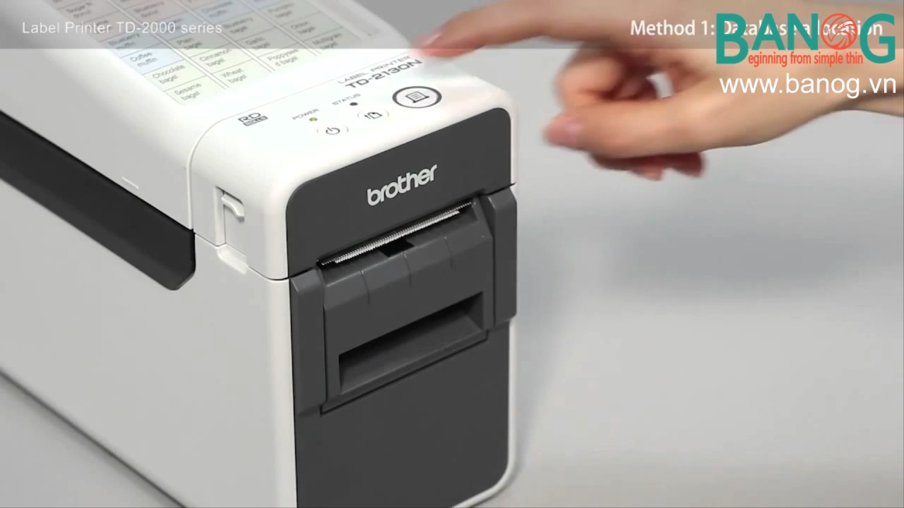 M&Aacute;Y IN M&Atilde; VẠCH BROTHER TD-2130