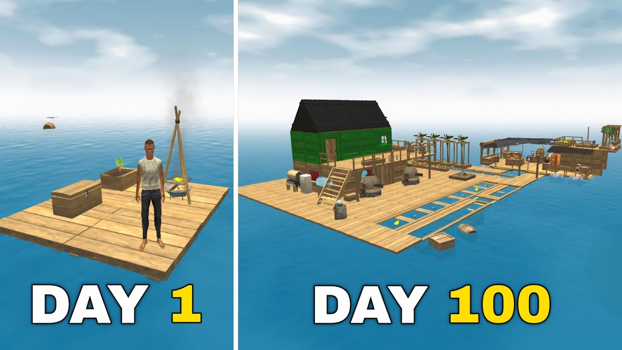 I Played 100 Days in Survival and Craft: Multiplayer (Full Movie)