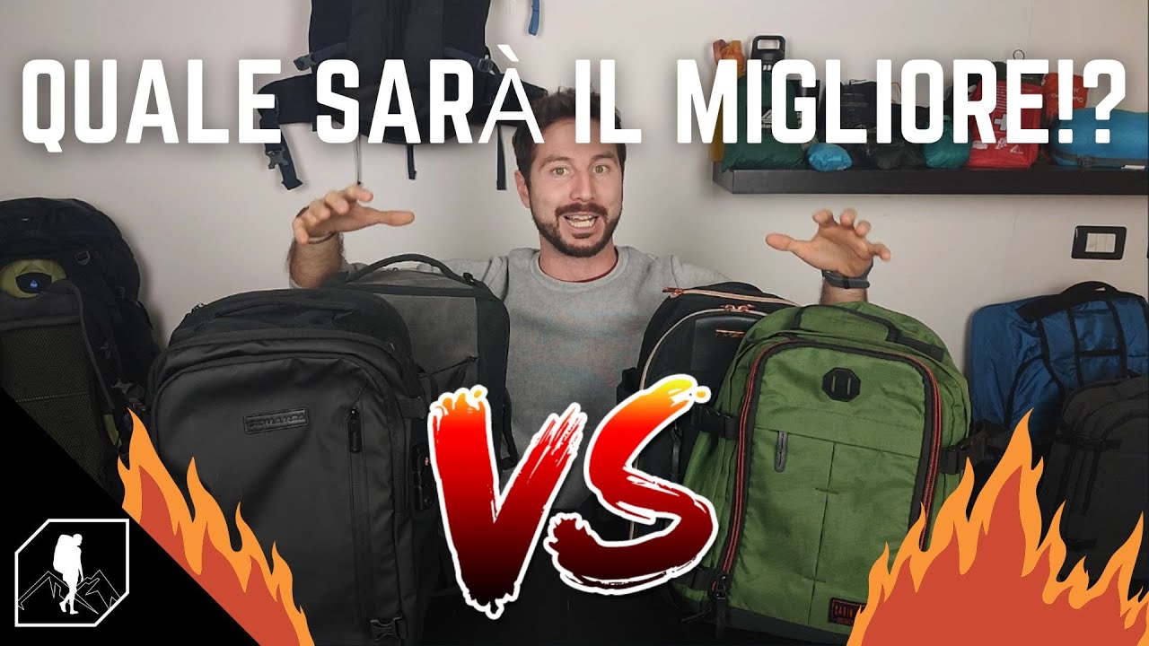 MIGLIORI BAGAGLI A MANO RYANAIR A CONFRONTO!!! | Bidmamba, Cabin Max Manhattan, Metz & Travel Hack!