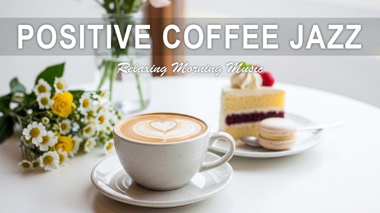 Positive Coffee Jazz 🎶Smooth  Bossa Nova Instrumental and Relaxing Jazz Cafe Music for Studying.