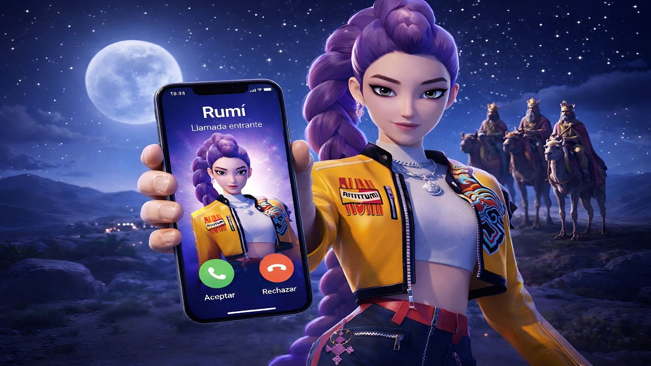 📞Llamada Fantástica de Rumi Huntrix | Te Pregunta Qué Vas a Pedir a los Reyes Magos👑..
