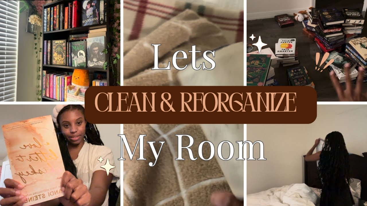 Let’s Clean & Reorganize My Room 📚✨ | Feat. a girl who yaps, Book Stacks & a Much-Needed Refresh