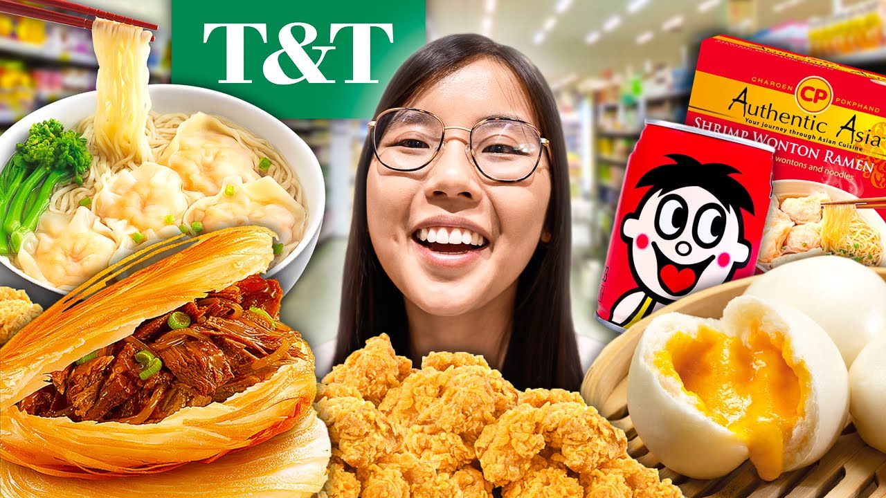 Trying T&T Supermarket Frozen Chinese Food 🛒 (Popcorn Chicken, Wonton Soup, Egg Tarts)
