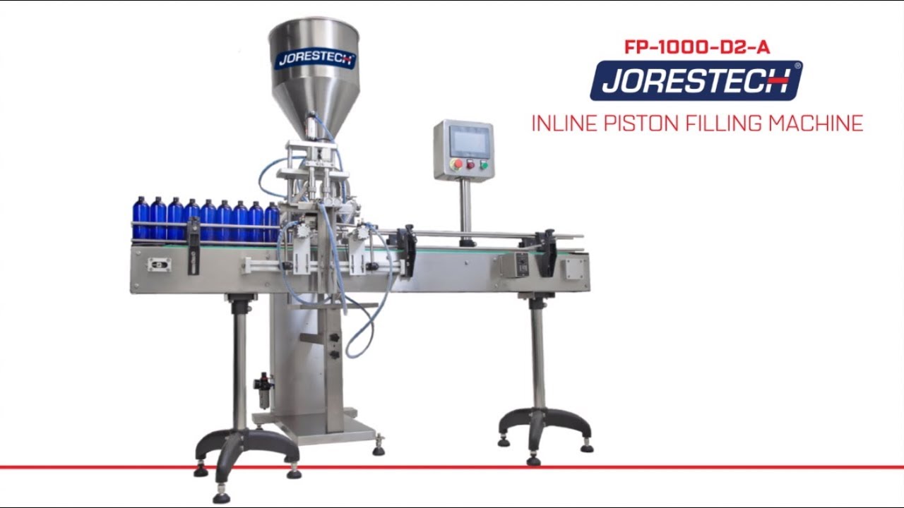 AUTOMATIC HIGH VISCOSITY PISTON FILLER |  LIQUID FILLER by JORESTECH®