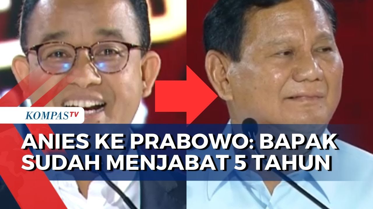 Anies Kritik Prabowo di Sesi Tanya-Jawab Debat Ketiga: Bapak Sudah Menjabat 5 Tahun