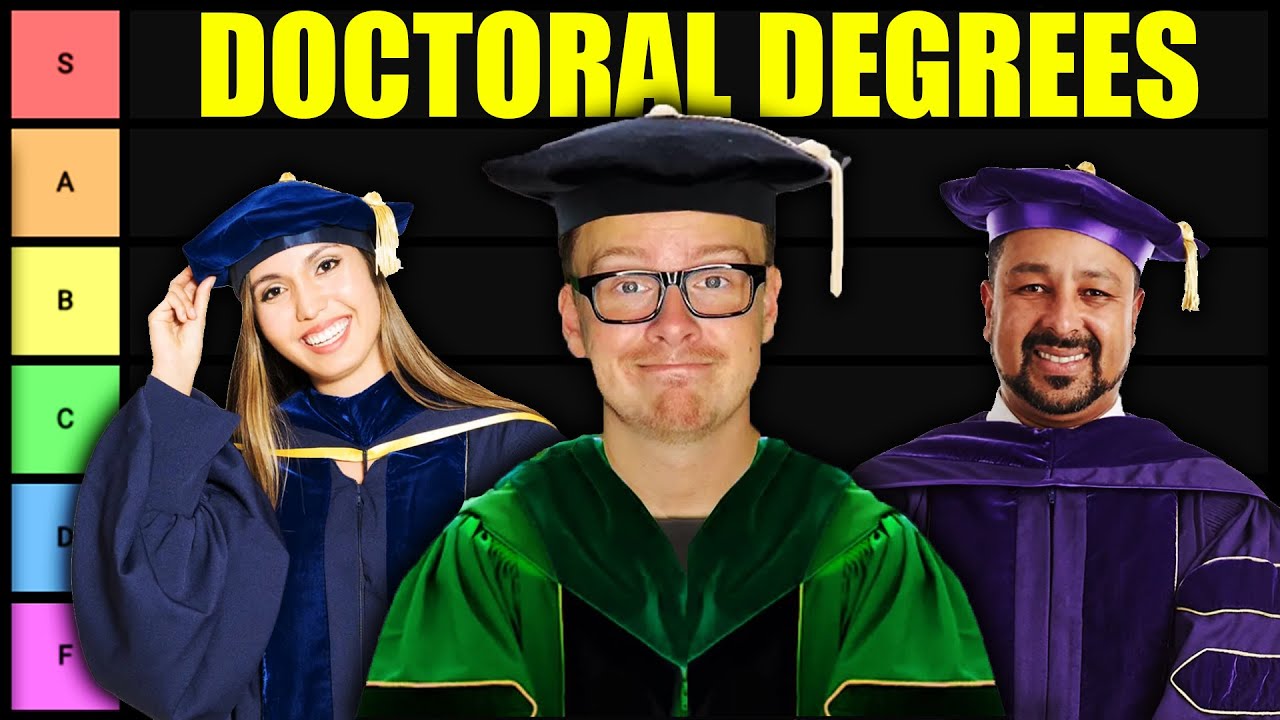 Doctoral Degree Tier List (Doctorate Degrees RANKED)