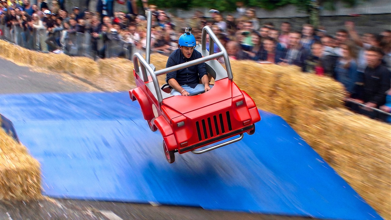 50 NAJŚMIESZNIEJSZYCH kraks z Red Bull Soapbox Race