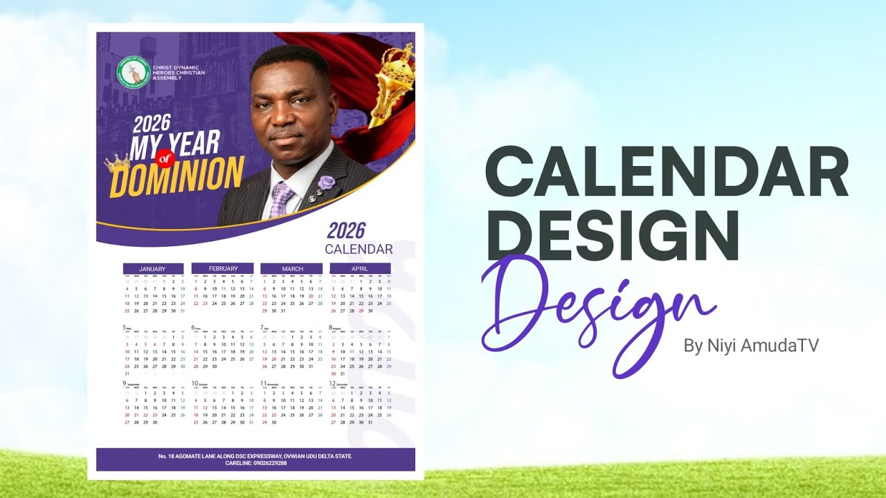 How to create 2026 Calendar Design in Pixellab