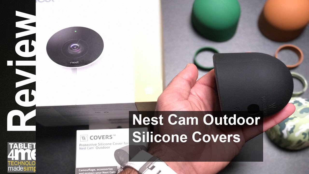 Nest Cam Outdoor Security Camera Silicone Covers from Wasserstein