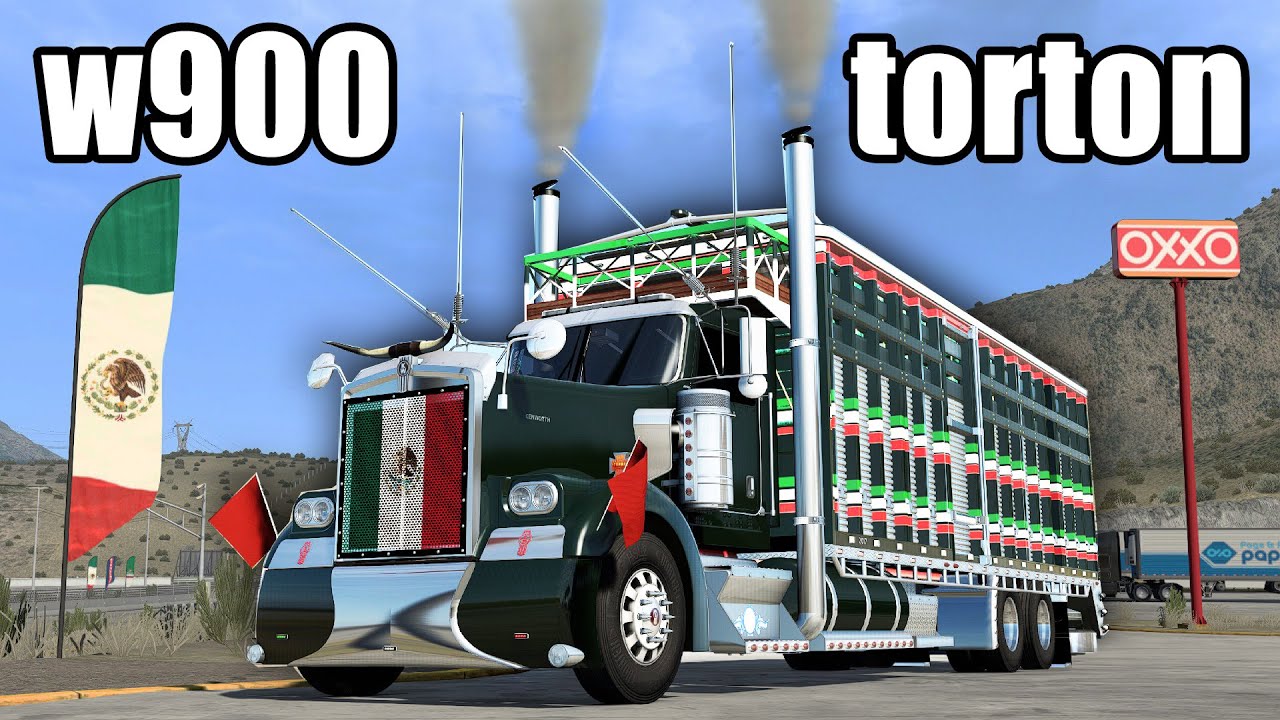 El Camión Torton MAS Mexicano 🇲🇽 Transportando Chiles Ruta de Montaña American Truck Simulator