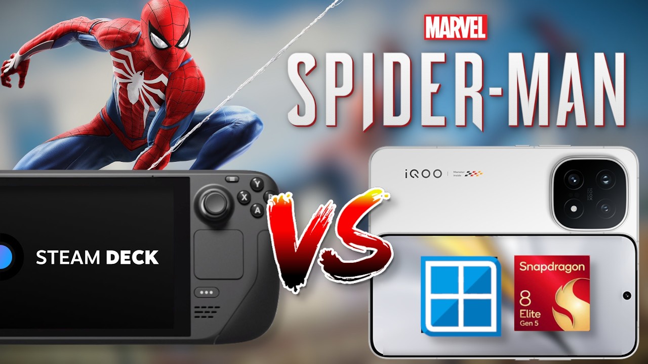 STEAM DECK vs WINLATOR/GAMEHUB (Snapdragon 8 Elite Gen 5) | Marvel&rsquo;s Spider-Man Remastered