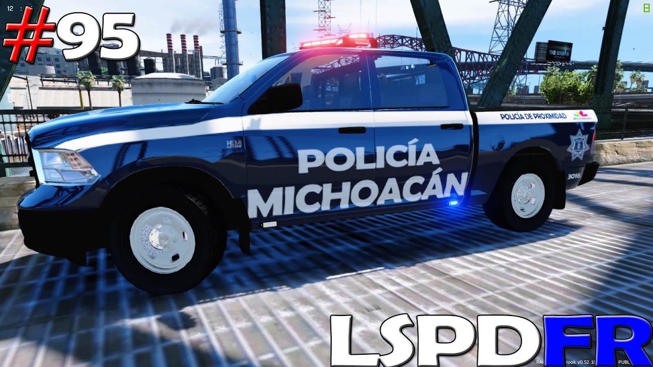 GTA V LSPDFR #95 | POLICÍA DE MICHOACÁN - NOS EMBOSCAN EL CONVOY | TheAxelGamer