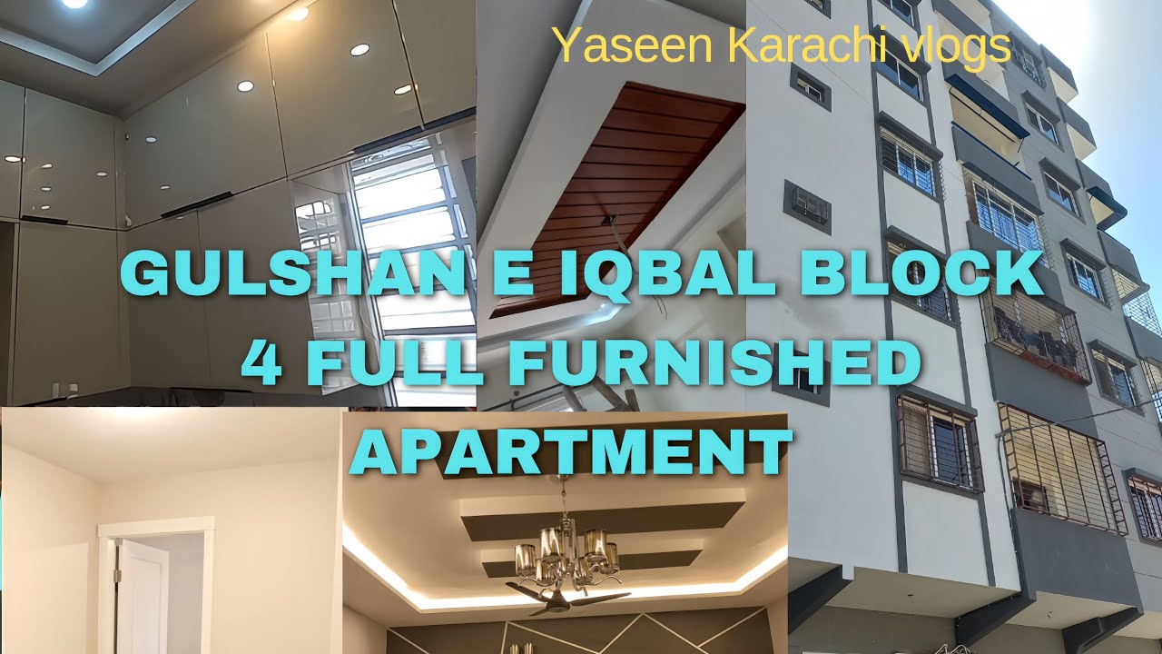 Gulshan e iqbal block 4 2 bed dd full furnished apartment