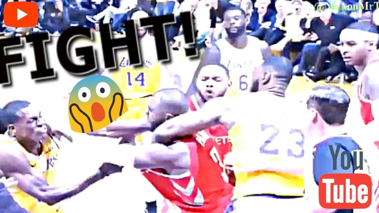 HOUSTON ROCKETS & LA LAKERS FiGHTiNG!