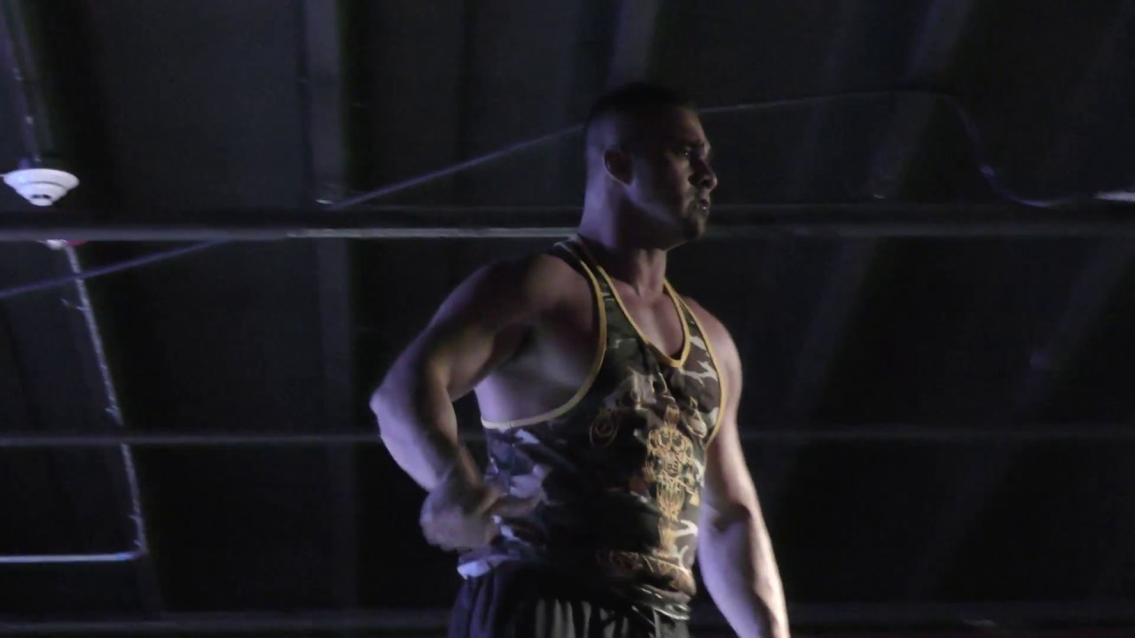 Teddy Hart  attacks Joey Janela at GCW