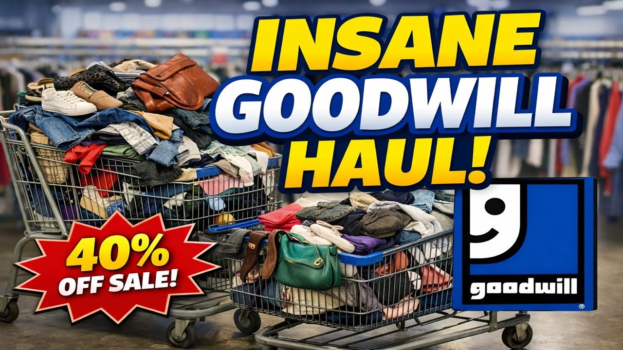 Massive Goodwill Haul for Reselling | eBay, Poshmark, & Mercari