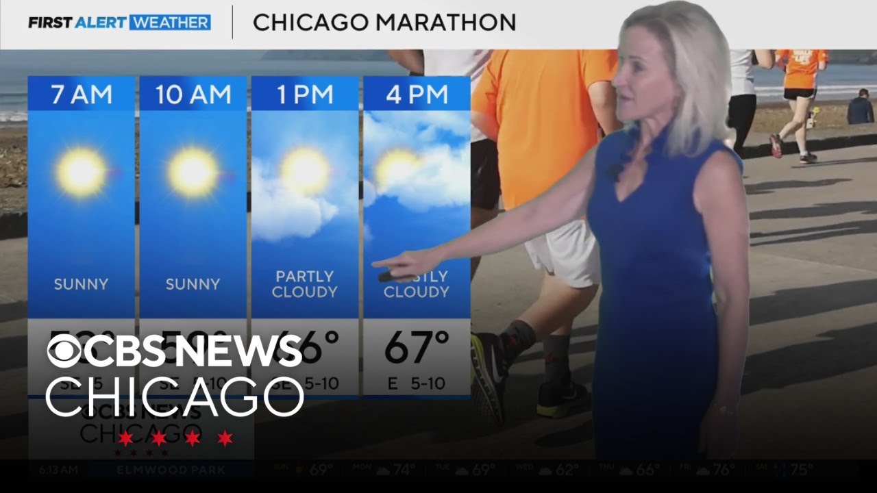 Sunny and pleasant on Sunday in Chicago