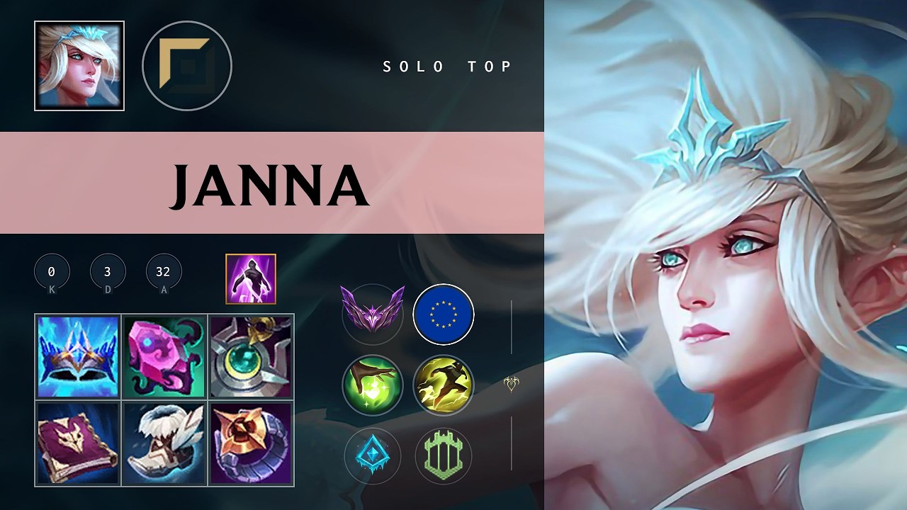 Janna Top vs Jayce - EUW Master Patch 26.09