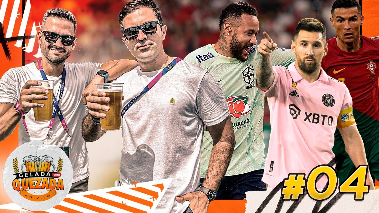 MARCELO BECHLER: Messi, CR7, Neymar e até musculação - Gelada com Quezada #04