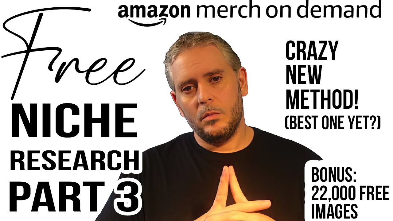 Free Niche Research Pt 3 - Crazy New Method for Amazon Merch on Demand ChatGPT Print on Demand