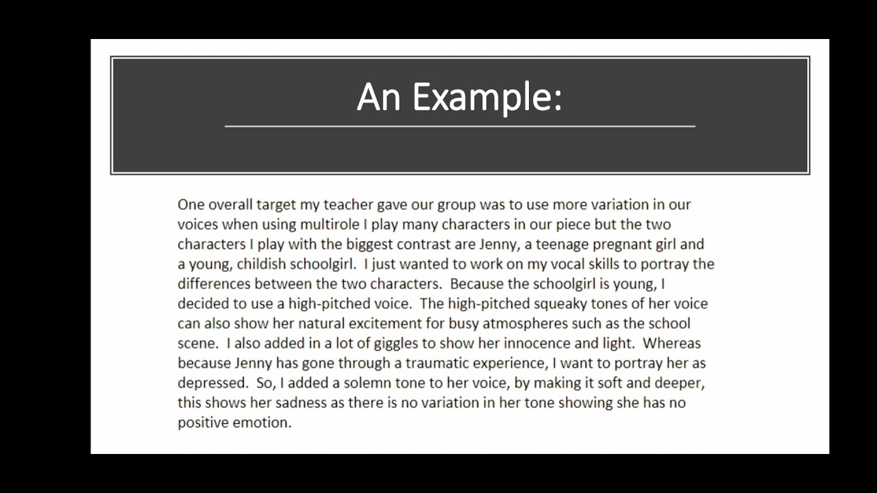 Year 10-Drama-Devisinf Log Section 2-Part 2