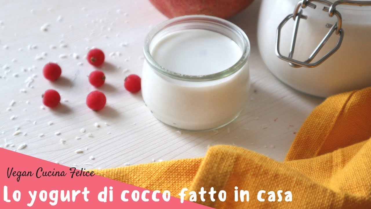 Yogurt di cocco fatto in casa: facile!