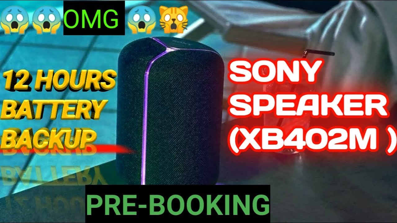 😱🙀SONY SPEARS SRS-XB402M