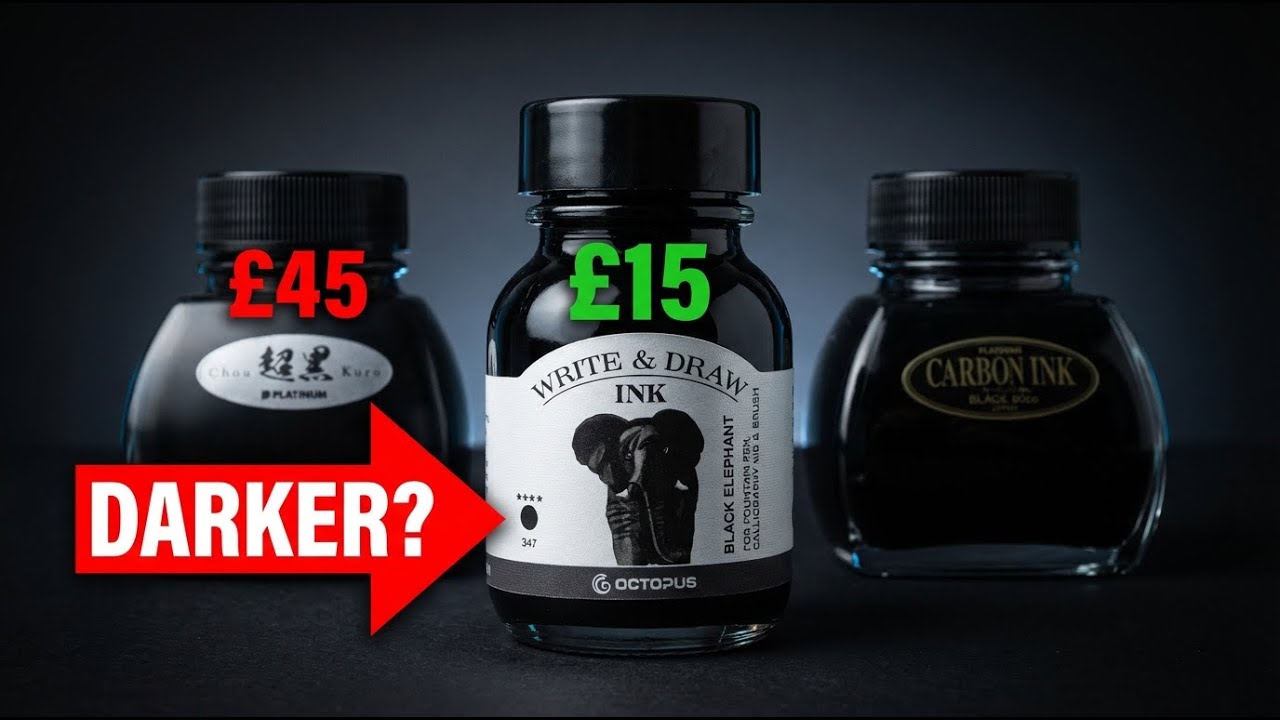 Я ошибался насчет самых черных чернил для перьевой ручки.