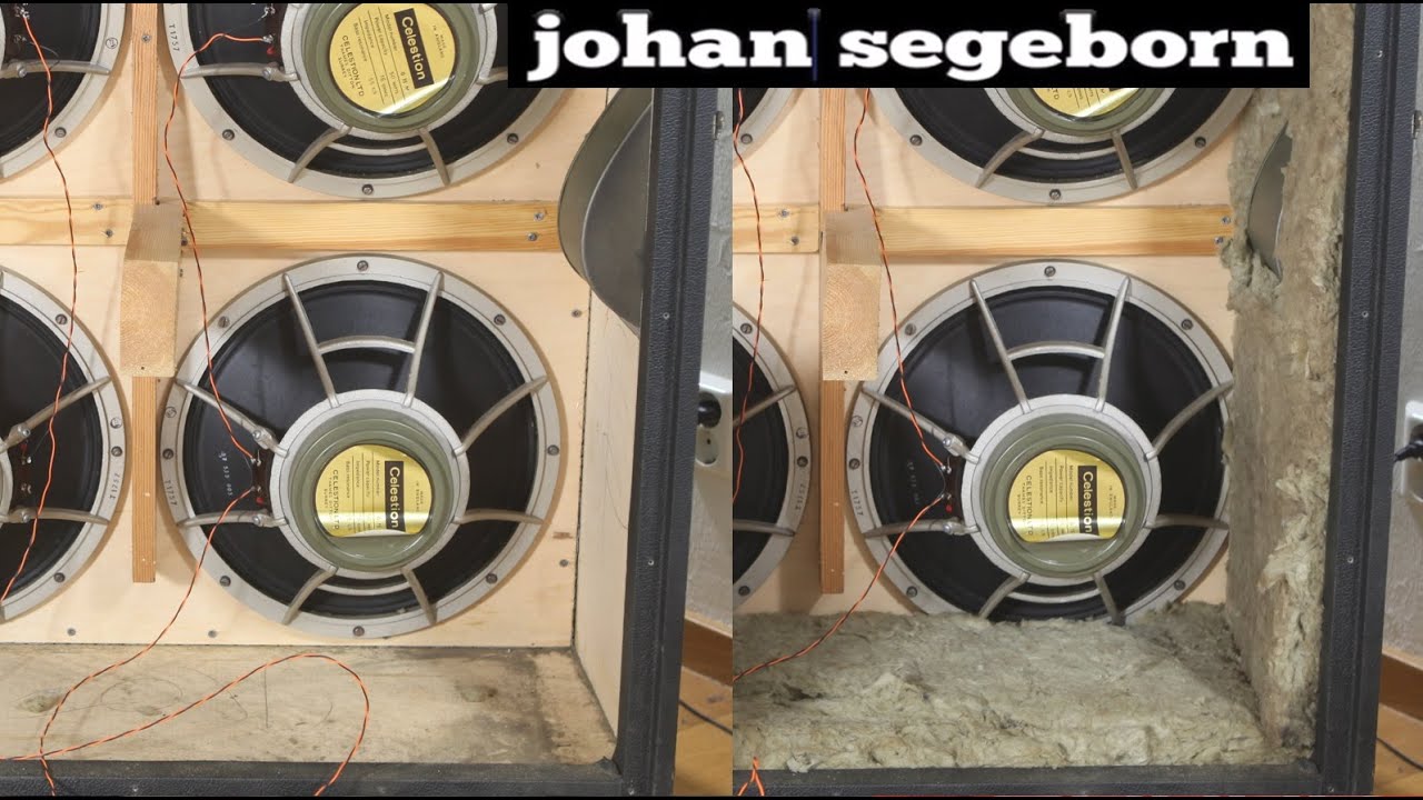 Marshall Speaker Cabinet Insulation Vs No Insulation