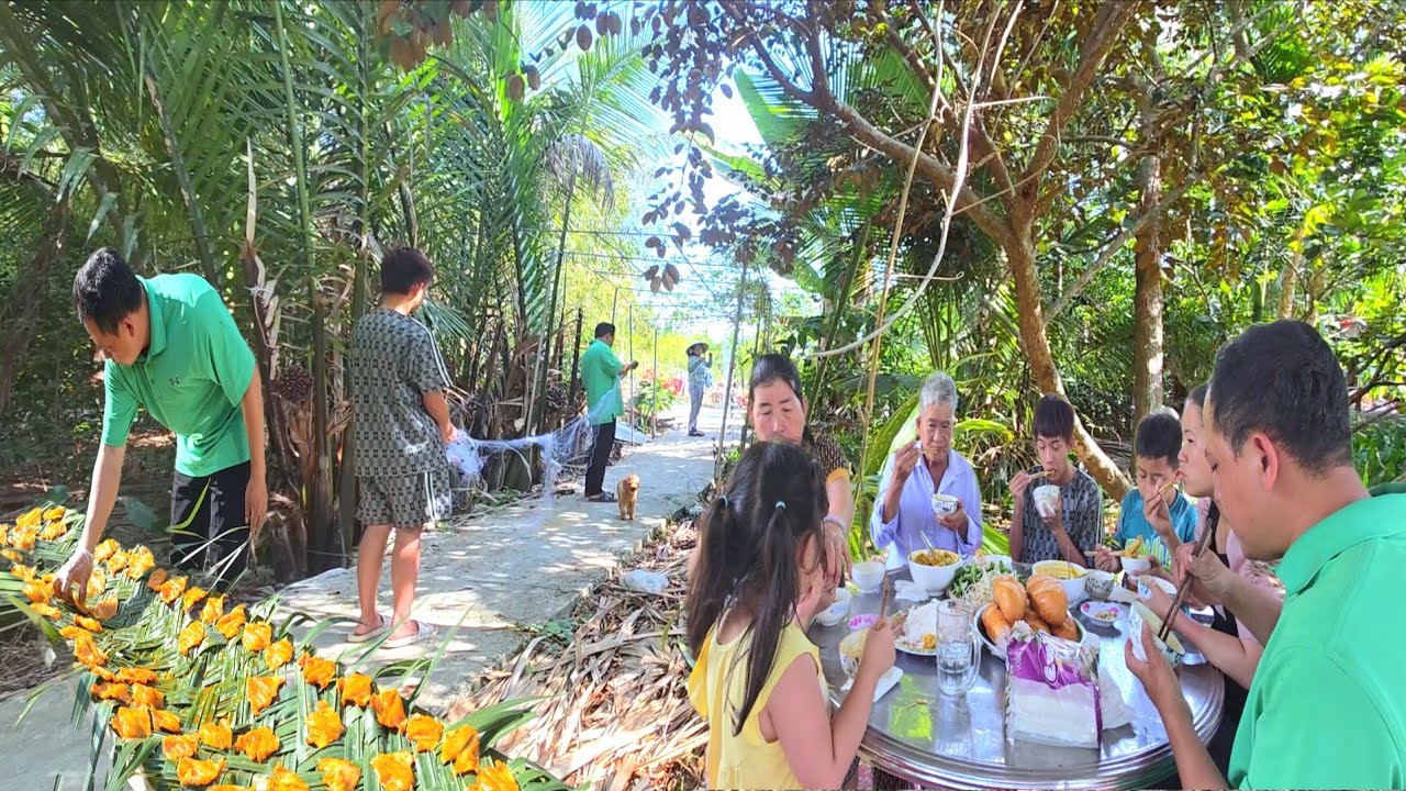 Mẻ Khô Đầu Đã Hoàn Thành_Làm Món Cà Ri Ếch Đãi Cha Mẹ Vợ Đến Thăm Gia Đình/NHMT