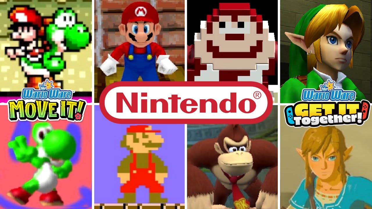 All Nintendo Microgames Comparison - WarioWare Move It vs Get it Together