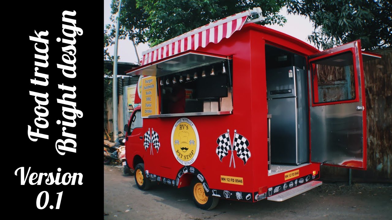 Food truck bright design version 01 #foodtruck #foodbusinees