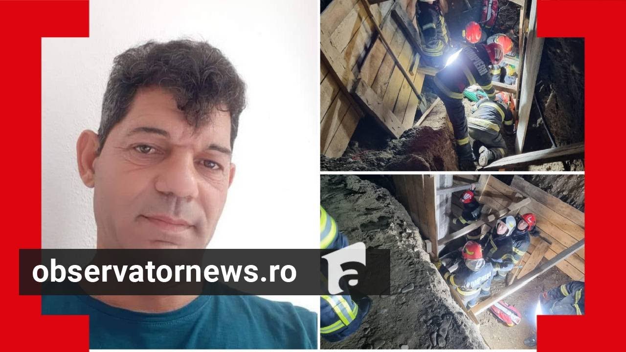 Moarte cumplită pentru muncitorul îngropat de viu la Săpoca. Colegii au început să sape cu mâinile