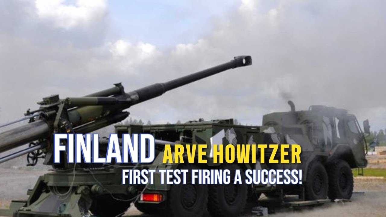 Nowa fińska haubica ARVE oddaje pierwsze strzały! Testowana artyleria samochodowa kal. 155 mm fir...