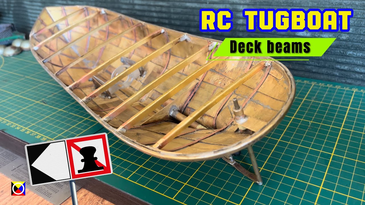 Rc tugboat (……….) full metal scratch build Ep. 16