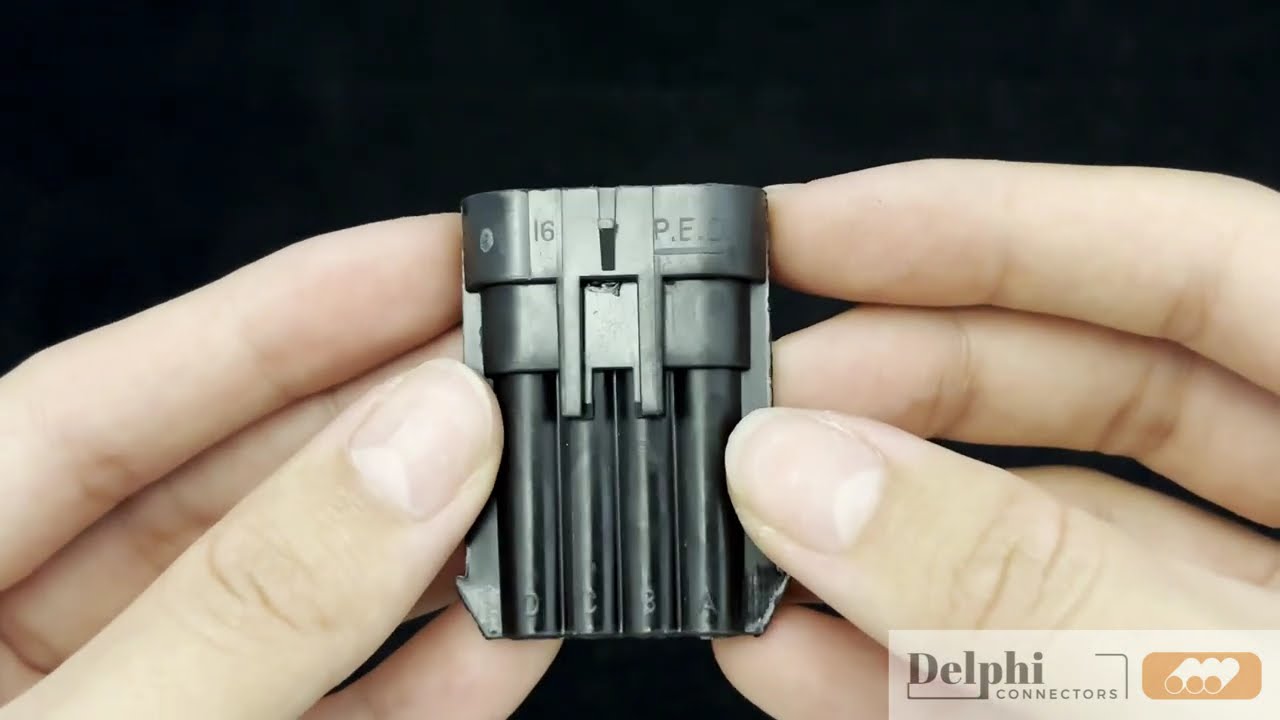 Delphi 12162102 Metri-Pack 150 Series, 4-Way Male Connector | Delphi Connectors
