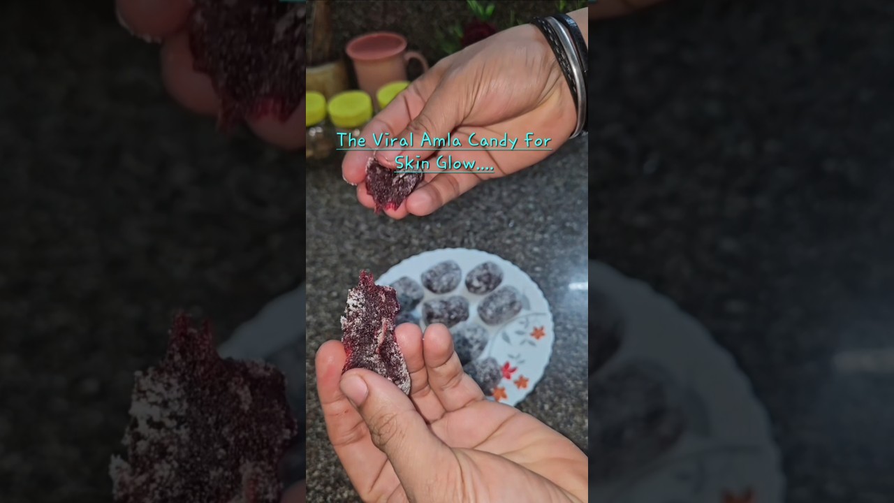 ​The Viral Amla Candy for Skin Glow... Perfect consistency. Peel and Chew! 