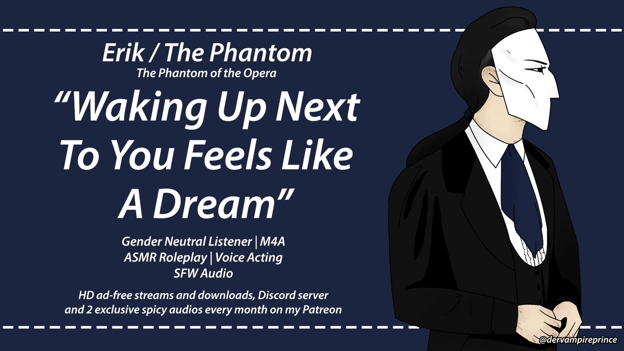 ASMR | Flustering The Phantom of the Opera With Morning Cuddles And Kisses [M4A] [Reverse Comfort]