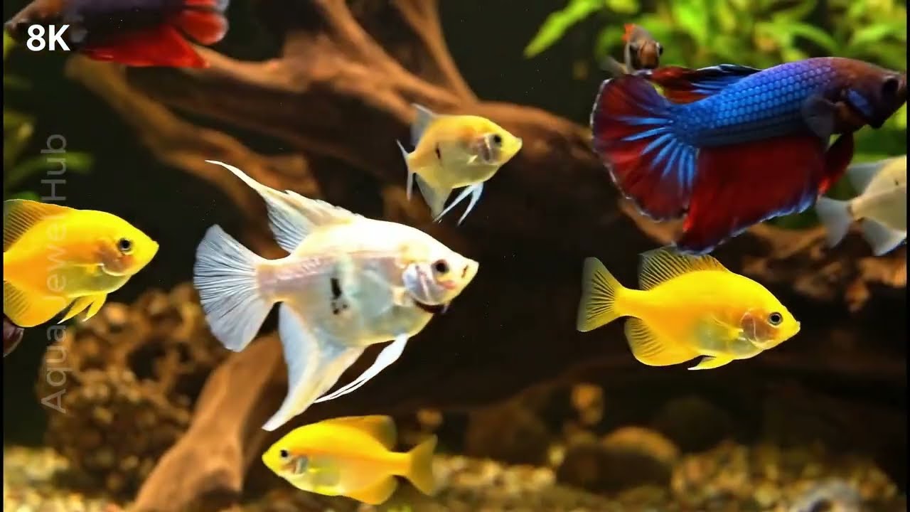 Relaxing Music with Many Beautiful betta fish